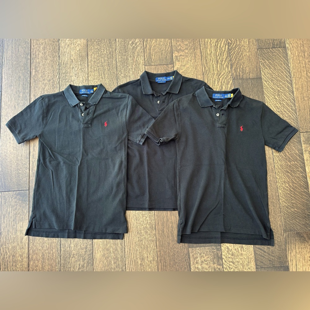 Polo by Ralph Lauren Black Polo Shirt Classic Design